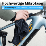 Mikrofasertuch XXL - für ein strahlendes Bike